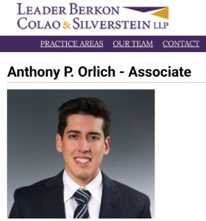 anthony orlich nyc|New York Man Is Fired After a Woman Accused Him of Ripping。